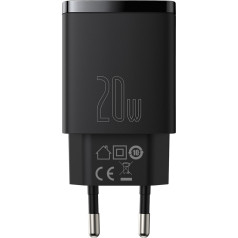 Baseus CCXJ -B01 lādētājs USB - C | 20W | 3A | PD melns