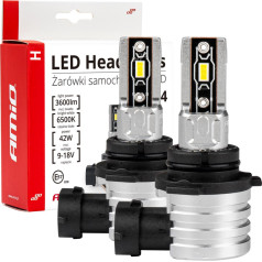 Automašīnas spuldzes led h-mini hb4 9006 amio-03335