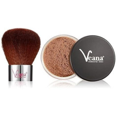 Veana Mineral Foundation Deep Golden 9 g Plus Kabuki Iepakojumā 1 x 9 g