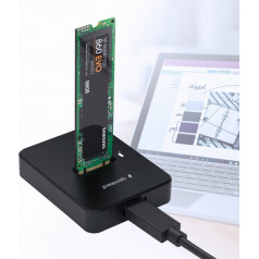 Gembird DD-U3M2 Docking Station USB Type-C / M.2 SATA & NVME /  SSD Drive