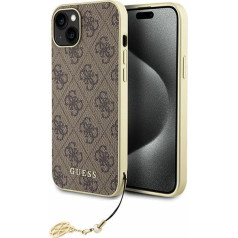 Guess 4G Charms Collection Back Case for Apple iPhone 15 Plus