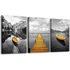 3 Pieces Landscape Canvas Pictures for Dining Room Office Nature Landscape Painting Wall Decoration for Bedroom Living Room Bathroom Kitchen First Housewarming Gift for the House