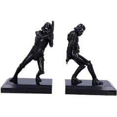 Nemesis tagad oficiāli licencēti Stormtrooper Shadow Bookends melni 26,5 cm