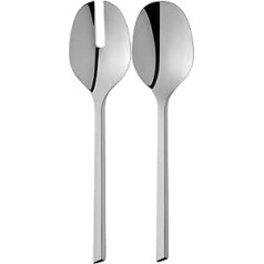 WMF Kineo Salad Servers Stainless Steel 25 cm, Salad Fork, Serving Spoon, Cromargan Protect Polished Stainless Steel, Scratch-Resistant, Dishwasher Safe