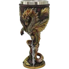 Nemesis Now Ruth Thompson 7 collu Fire Dragon Goblet