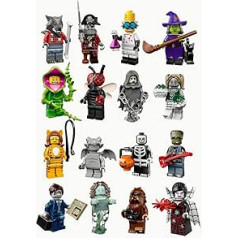 Lego minifigūra, Serie 14, 71010 Lego Series 14 Pilns komplekts ar 16 figūriņām