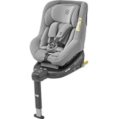 Maxi-Cosi Beryl bērnu sēdeklītis aug ar Isofix vai jostas uzstādīšanu, piemērots jebkurai automašīnai, grupa 0+/1/2, var lietot no dzimšanas līdz apm. 7 gadi (0-25 kg), autentisks pelēks, pelēks