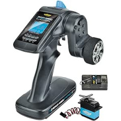 Carson 500500056 Modellsport Reflex Wheel Pro III LCD Marine Pistolengriff-Fernsteuerung 2,4GHz Anzahl Kanaele