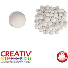 Creative Discount Cotton Balls 30 mm Iepakojumā 1000 balti maisiņā