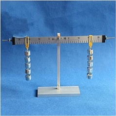 Primary Scientific Hebelwaage Aus Aluminiumlegierung Hebelwaage Und Halterung Mit 50 G * 10 Stück Gewicht Physikalische Mechanik Experimentierset