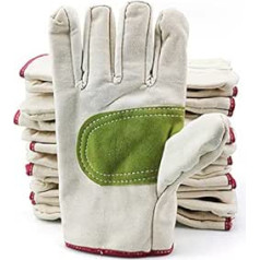 FLYIFE Chainsaw Gloves Made of Canvas, 1/5/10/20 Pairs Mechanic Gloves, Safety Work Gloves, Mechanics Gloves, Protective Gloves Gardening Gloves Protective Gloves