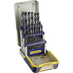 IRWIN Tools HSS-Bohrers, 3018004, Schwarzoxid, 29pc Pro Case