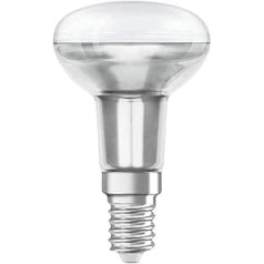 OSRAM R50 LED atstarojoša spuldze ar E14 ligzdu, vēsi balta, 4000 K, 2,6 W, 40 W atstarotāja lampas nomaiņa, LED STAR R50, 10 gab.