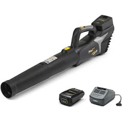 Alpina Battery Leaf Blower ABL 20 Li Kit, for a Well-Groomed Garden, 20 V (4 Ah) Battery, 280 W, Space-saving Removable Tube, Includes Battery and Charger