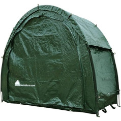 Cave Innovations Tidy Tent Xtra Modular Zip Together Glabāšanas telts Liela āra ūdensizturīga piestiprināma rāvējslēdzēja telts nojume Lieliski piemērota dārza piederumu un velosipēdu glabāšanai