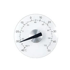 DollaTek Window Thermometer, Transparent Outdoor Thermometer, Waterproof Garden Thermometer