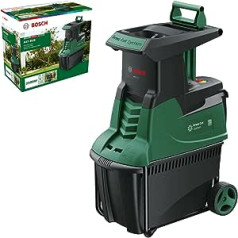 Bosch AXT 25 D Quiet Shredder (2,500 W; Suitable for Hardwood and Thorn Shrubs; Integrated Collection Box 53 Litres; in Box)