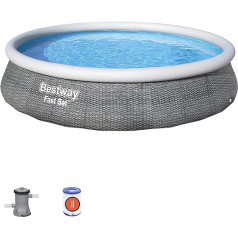 Bestway Swimming Bath Fast Set Round Red