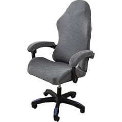 Spēļu krēslu pārvalki, Spēļu krēsla pārvalks, 4 komplekts, Biroja krēsla grozāms krēsla pārvalks ar roku balstiem/krēsla aizmugures pārvalks, elastīgi krēslu pārvalki datorspēļu krēslam, sacīkšu stils, biroja krēsls bez