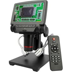 Andonstar ADSM301 HDMI 1080P Full HD Digital Mikroskop 260X Scope for PCB Circuit Board Löten Tools Video Mikroskop ar LCD ekrānu