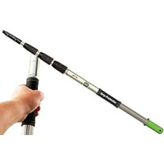 Axis Line Professional Telescopic Pole in Six Lengths Available 1.7/3/4/4.5/6 Metres Professional Edition with Sliding Stone + Grip Protector Cleaning Glass, Window, Patio Roof, Solar, Photovoltaic,