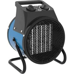 GÜDE GEH 3000P Electric Fan Heater, Electric Heater, 230 V 3000 Watts, Ceramic