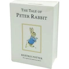 Beatrix Potter The Tale of Peter Money Bank, Resin, Bunt, 5 x 1 x 1.5 cm
