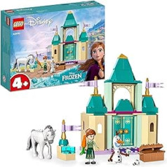 LEGO 43204 Disneja princese Anna un Olafs Izklaide pilī, Rotaļlieta no sasalšanas līdz uzbūvēšanai ar zirga figūru, no 4 gadiem