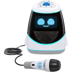 little tikes Tobi 2 Interactive Karaoke Machine - Speaker, Microphone and Bluetooth - Multiple Game Modules, Games and More - Audio Recording and Playback - For Children from 6 Years, 657566C