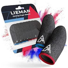 Lieman ® 8 spēļu pirkstu piedurkņu komplekts – īpaši ērtas un stabilas pirkstu piedurknes kā unikālas elastāna šķiedras – tostarp mikrošķiedras audums – elpojošs