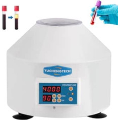 YUCHENGTECH centrifūga 6 x 20 ml laboratorijas centrifūga LCD galda centrifūga 4000 apgr./min 0-99 min Laiks 1790XG 5/7/10 ml centrifūgas caurule 220 V