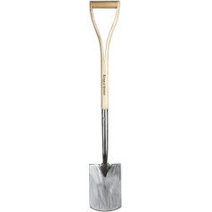 Kent & Stowe Children's Stainless Steel Digging Spade Compact and Lightweight Garden Spade Designed for Growing Gardeners All-Year Garden Tools Made of Stainless Steel and Ash Wood