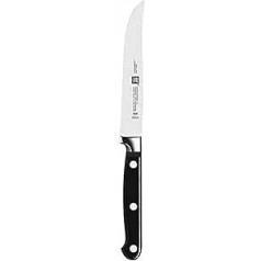 ZWILLING Professional S steika nazis, asmens garums 12 cm, šaurs asmens, nerūsējošais tērauds/plastmasas rokturis ar kniedēm, melns