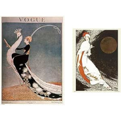 onthewall Vintage Vogue vāks, 1918. gada aprīlis, plakātu noformējums un Vogue vintage vāki popmākslas plakātu druka Milky Way (PDP 019)