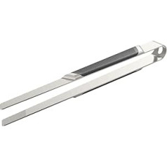 everdure by heston blumenthal Premium Tweezers with Soft Grip Size L I Grill Tweezers Made of Brushed Stainless Steel 2 mm Material Thickness I Quantum Premium Accessories for Grilling