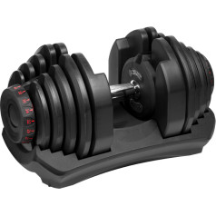 Automātiski regulējama čuguna hantele 40kg, REBEL ACTIVE