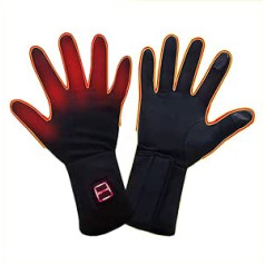 LPCRILLY Flexible Electric Heated Gloves Hand Wear Arthritis Hands Ultra Thin Hand Warmer Screen Touch