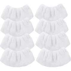 8 Replacement Microfibre Cloth Set for Kärcher Steam Cleaner SC2 SC3 SC4 SC5 EasyFix Accessories 4 Floor Nozzles 4 Hand Nozzle Cloths