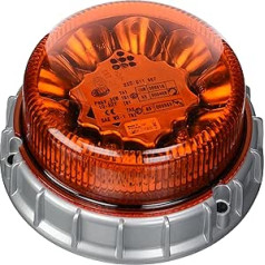 HELLA 2XD 011 557-501 LED-Rotating Beacon - K-LED 2.0 - 12/24V - Yellow - mounting - Yellow