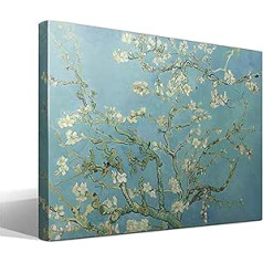 CF CUADROSFAMOSOS.ES CUADROSFAMOSOS.ES Print on Canvas - Vincent Willem Van Gogh - Almond Blossom - 55 x 40 cm
