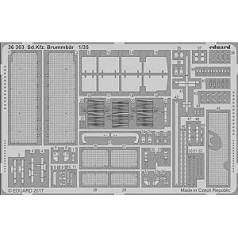 Eduards EDBIG3589 Big Ed Set 1:35 Sd.Kfz. 166 Brummbär (Tam) fotogravēti aksesuāri, dažādi.