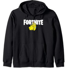 Fortnite Peely Bunch logotipa jaka ar kapuci