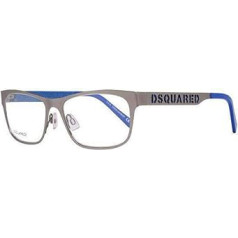 Dsquared DQ5097 54015 Dsquared2 optiskais rāmis DQ5097 015 54 Taisnstūra brilles rāmis 54, sudrabs, sudrabs