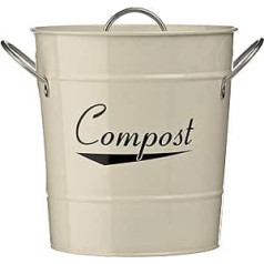 Premier Housewares Compost Bin - Cream