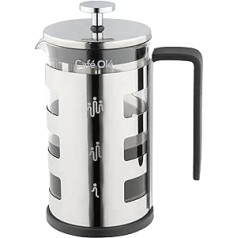 Café Olé Amico Cafetière French Press kafijas automāts 600ml 5 tases (2 tases) Sudrabs