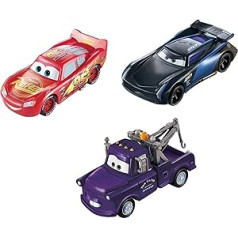 Disney Cars GPB03, Disney•Pixar automašīnas, 3 krāsu maināmu transportlīdzekļu komplekts, Lightning McQueen, Āķis un Bobijs Svifts