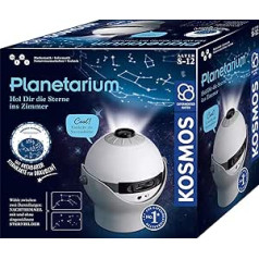 KOSMOS 671549 Planetarium Projector with 2 Interchangeable Star Maps, Exciting Information on Stars, Galaxies, Planets, Astronomy for Children from 8 Years