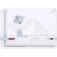 Daudzfunkcionāls A3-Zeichenbrett-Tischunterlage mit Parallelen Bewegungs- und Winkellinealen