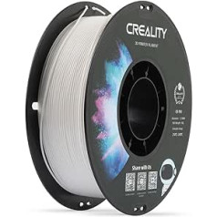 Creality TPU kvēldiegs 1,75 mm, 3D drukas pavediens, augsta elastība, mīksts lipīgs materiāls, elastīgs, 1 kg, balts