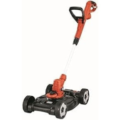 Black+Decker ST5530CM 3-in-1 Multi-Trimmer 550 W E-Drive 30 cm Griešanas platums Automātiska vītnes reproducēšana Viena līnija 9 m / 1,6 mm